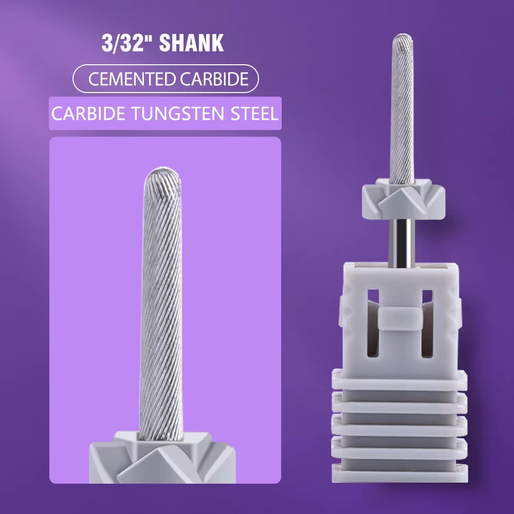 1Pc Nail Drill Bit Rotate Burr Milling Nail Cutter Bits Electric Drill Machine for Manicure Pedicure Tools